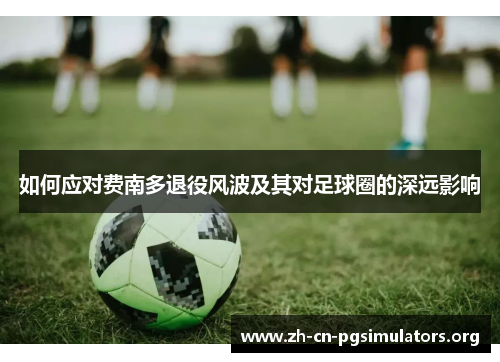如何应对费南多退役风波及其对足球圈的深远影响